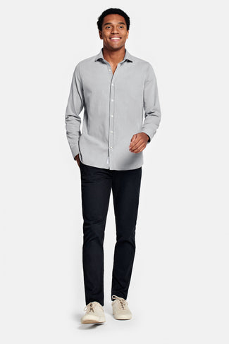 Louis * The Denim Shirt light grey men's denim shirt | MR MARVIS