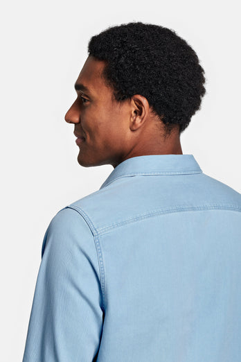 Charles * The Denim Shirt ultra light blue men's denim shirt | MR MARVIS