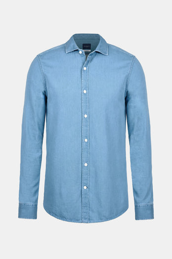 Otis * The Denim Shirt light blue men's denim shirt | MR MARVIS