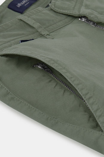 Defenders * The Longs green stretch cotton men's trousers | MR MARVIS