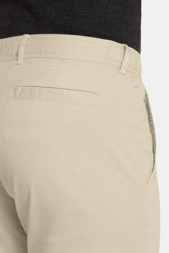 Gazettes * The Longs beige stretch cotton men's trousers | MR MARVIS