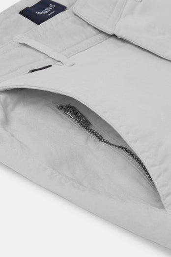 Gullwings * The Longs light grey stretch cotton men's trousers | MR MARVIS