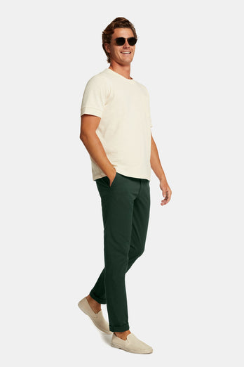 Lakes * The Longs dark green stretch cotton men's trousers | MR MARVIS