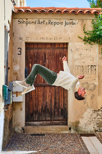 Defenders * The Longs green stretch cotton men's trousers | MR MARVIS