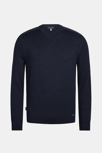 Deeps * The Merino V-neck