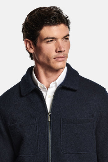 Cosmics * The Wool Zip Shacket