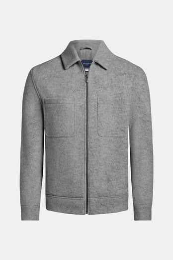 Oysters * The Wool Zip Shacket