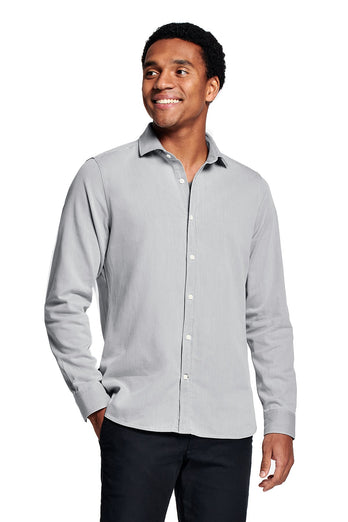 light grey men's denim shirt | MR MARVIS